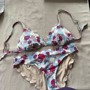 Vanilla Beach floral bikini